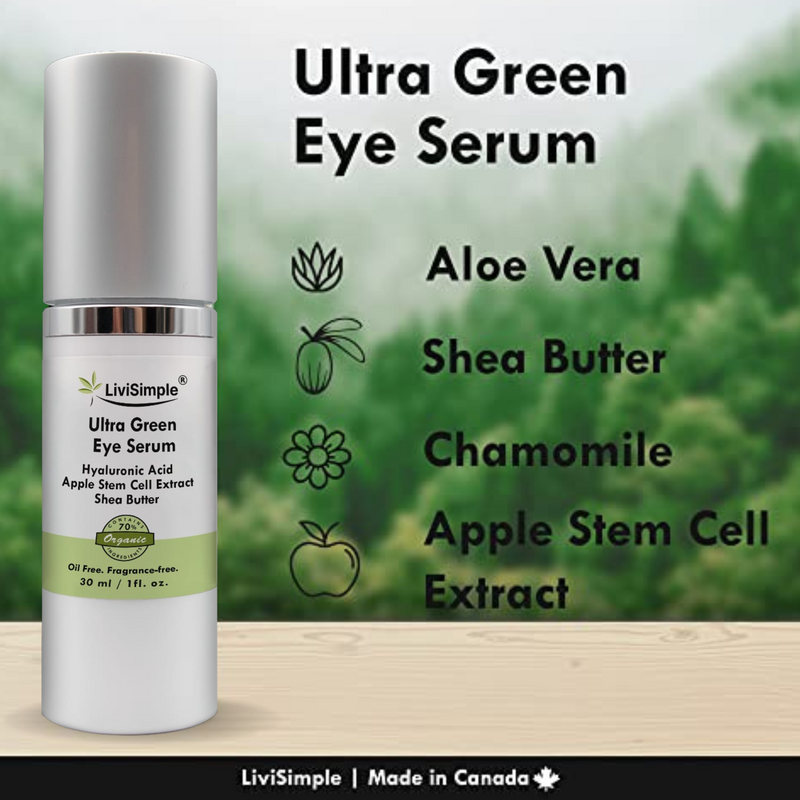 Ultra Green Eye Serum (Made in Canada)